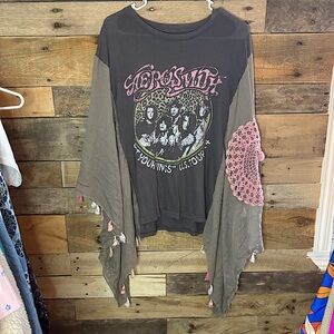 Aerosmith Graphic Long Sleeve Top